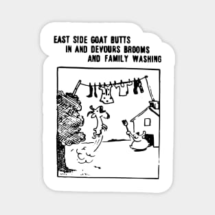 East Side Goat Butts In Magnet