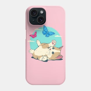 Cute Colorful Cat Butterfly Masks Phone Case