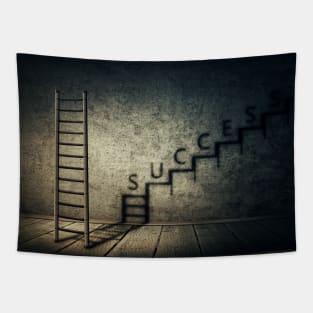 success stairway Tapestry