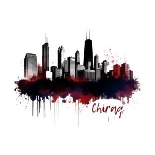 Chicago Skyline Chiraq T-Shirt