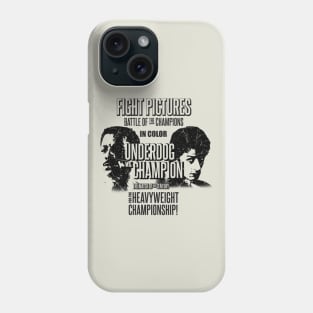 BATTLE of CHAMPIONS - BOXING 1976 Underdog vs Champion Phone Case