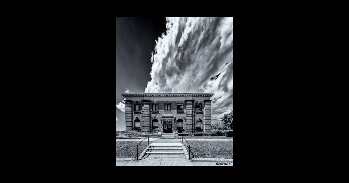 Westville Post Office Architecture Sticker TeePublic