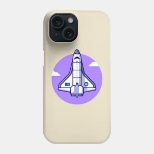 Spaceship Plane Flying Phone Case