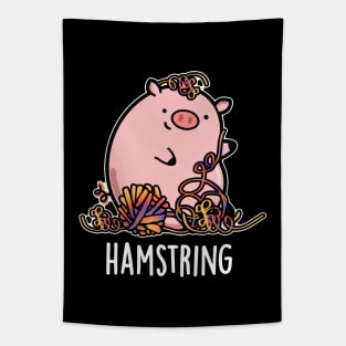 Hamstring Cute Pig Pun Tapestry