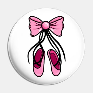 Pink Ballet Shoes Pin