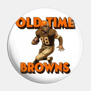 Old School Browns Pin