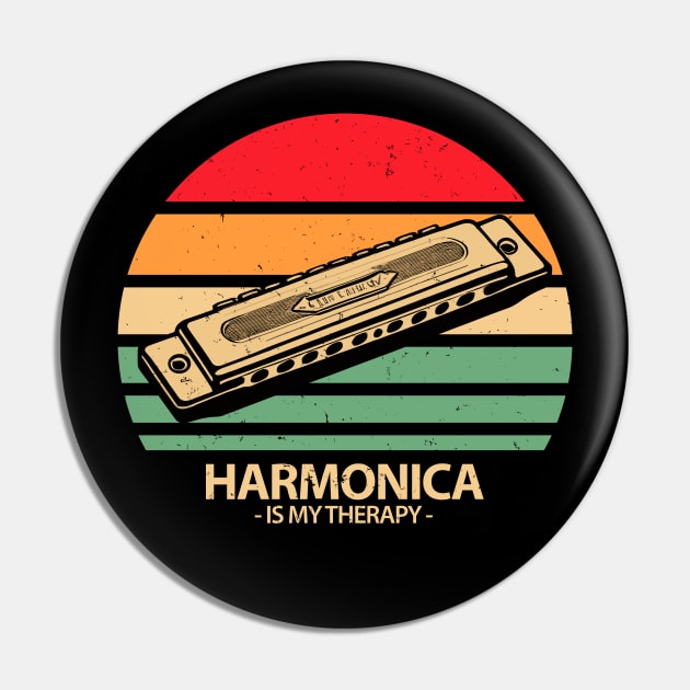 harmonica Pin by agipo.co