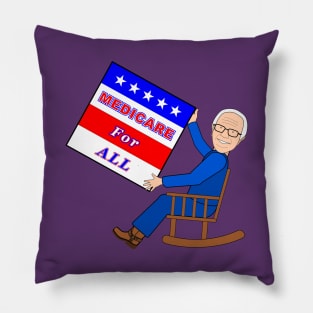 Bernie Rocks Medicare For All Pillow