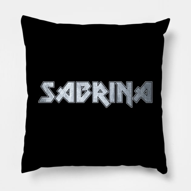 Heavy metal Sabrina Pillow by KubikoBakhar