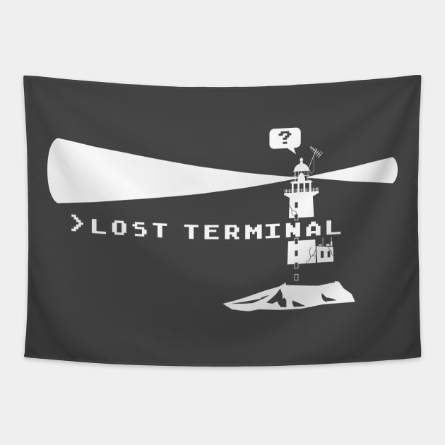 Lost Terminal Season 2 (white) Tapestry by Lost Terminal