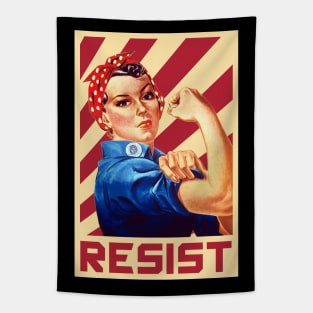 We Can Do It Rosie Resist Tapestry