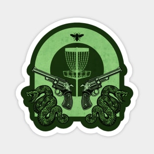 Green Disc Golf Shooter Team Magnet