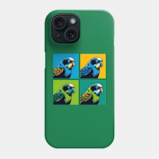 Pop Cobalt-Rumped Parrotlet Art - Cool Birds Phone Case