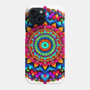 [AI-Art] Gorgeous, Colourful Zen Mandala Phone Case