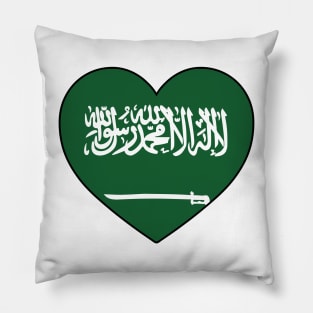 Heart - Saudi Arabia Pillow