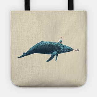 Party whale tee Tote