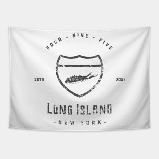 495 Collection text Logo Tapestry