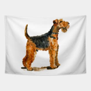 Watercolor Airedale Terrier - Dog Lovers Tapestry