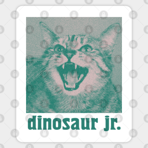 Retro Style 90s Dinosaur Jr Fan Design - Dinosaur Jr - Sticker