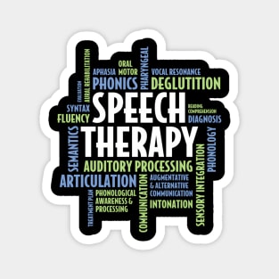 Speech Therapy Words - For Speech Language Pathologist Magnet