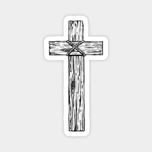 Wooden cross Magnet