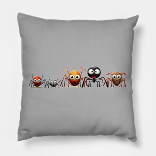 Spooky Halloween Spider Family Pillow