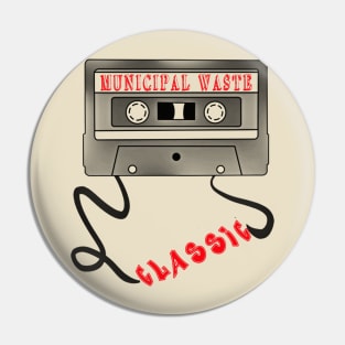 municipal waste visual art Pin