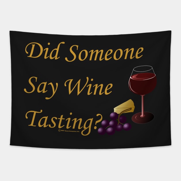 Wine Tasting Tapestry by BeAwesomeApparel