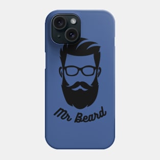 MR BEARD MEN BLACK T-shirt for Birthday Gift Phone Case