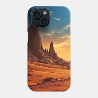 Desert Sand Land Serene Landscape Phone Case