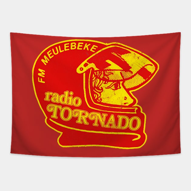 Radio Tornado / Defunct 80s Radio Station Tapestry by CultOfRomance