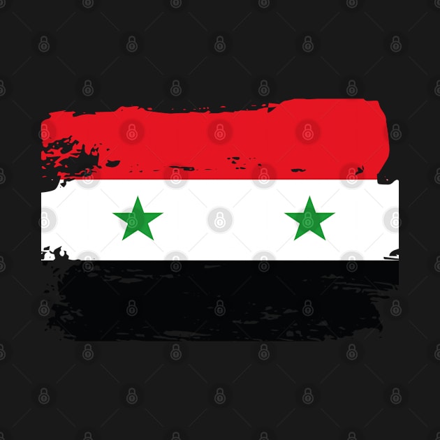 Official Syrian Flag Syrian Country Pride Vintage by HeroGifts