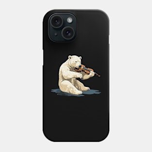 Polar Bear Playing Violin Phone Case