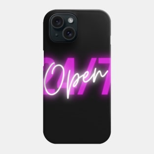 Open 24/7 Phone Case