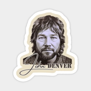 Vintage 70s John Denver Magnet