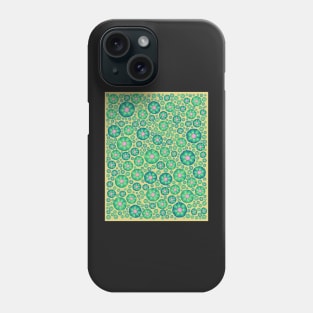 Peyote cactus plant pattern illustration Phone Case