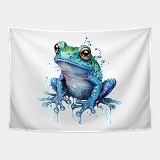 Blue Frog Tapestry