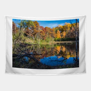 Mirror of Nature -Lake Mariah State Park Tapestry