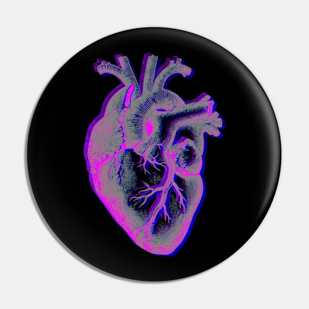 Neon Heart Pin by tsterling