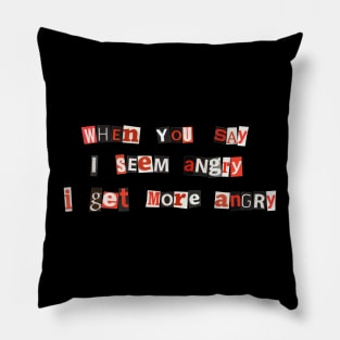 mad woman Pillow