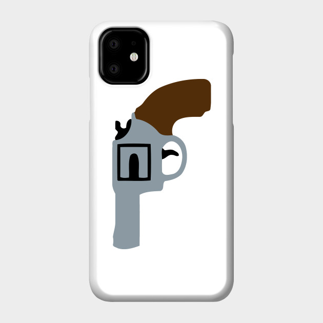Magnum Gun Handgun Emoticon Handgun Phone Case Teepublic