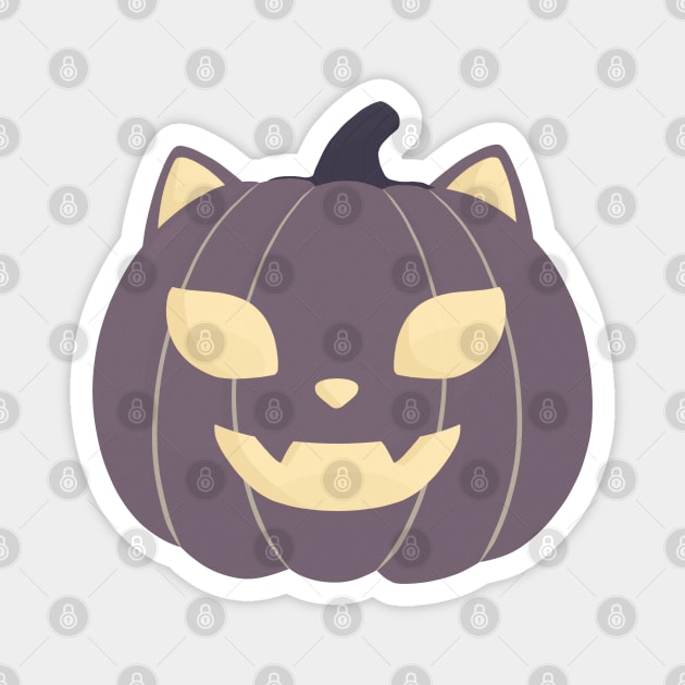 Cat O'Lantern Magnet by NovaSammy