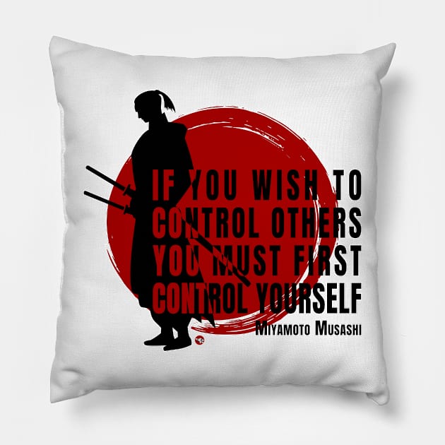 Control Yourself Pillow by BaliBudo