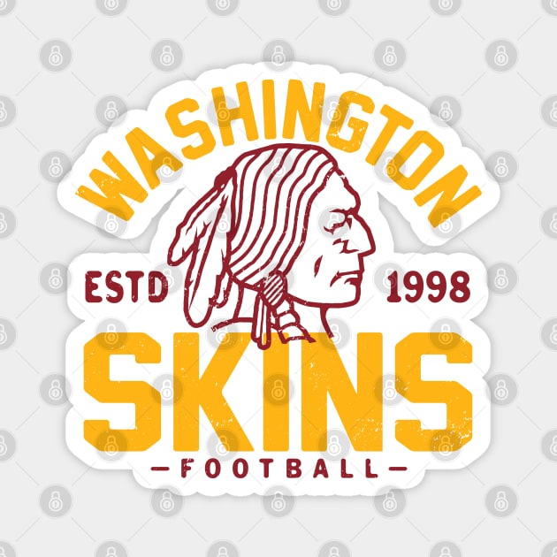 Retro Washington Redskins by Buck Tee Magnet by Buck Tee