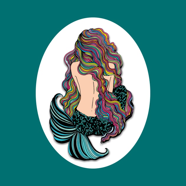 Colorful Mermaid by AlondraHanley