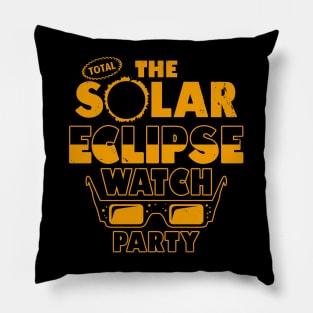 The Total Solar Eclipse Watch Party Pillow