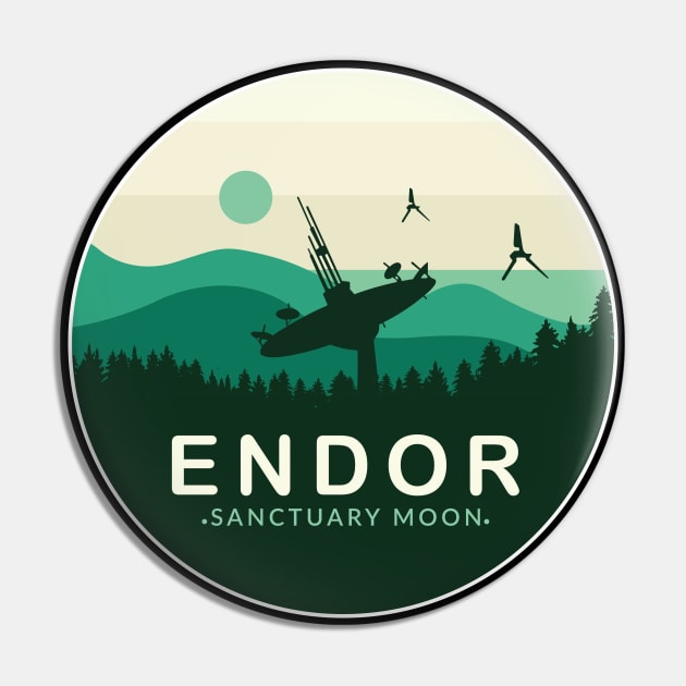 Endor Sanctuary Moon Pin by Space Club