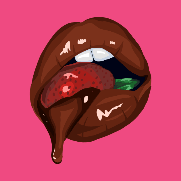 Chocolate Strawberry by queennerdco