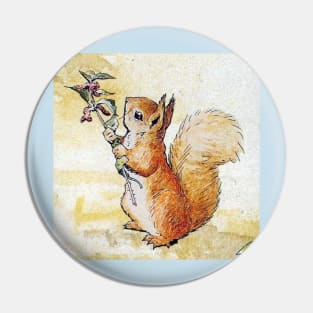 Squirrel Nutkin - Beatrix Potter Pin