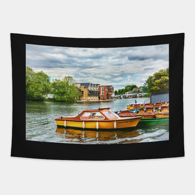 Boats For Hire At Windsor Tapestry by IanWL